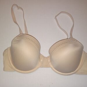 Wacoal Solid Beige Women's Bra Sz 36C #853213